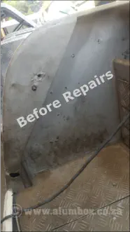 Before any repairs are done to canopy
